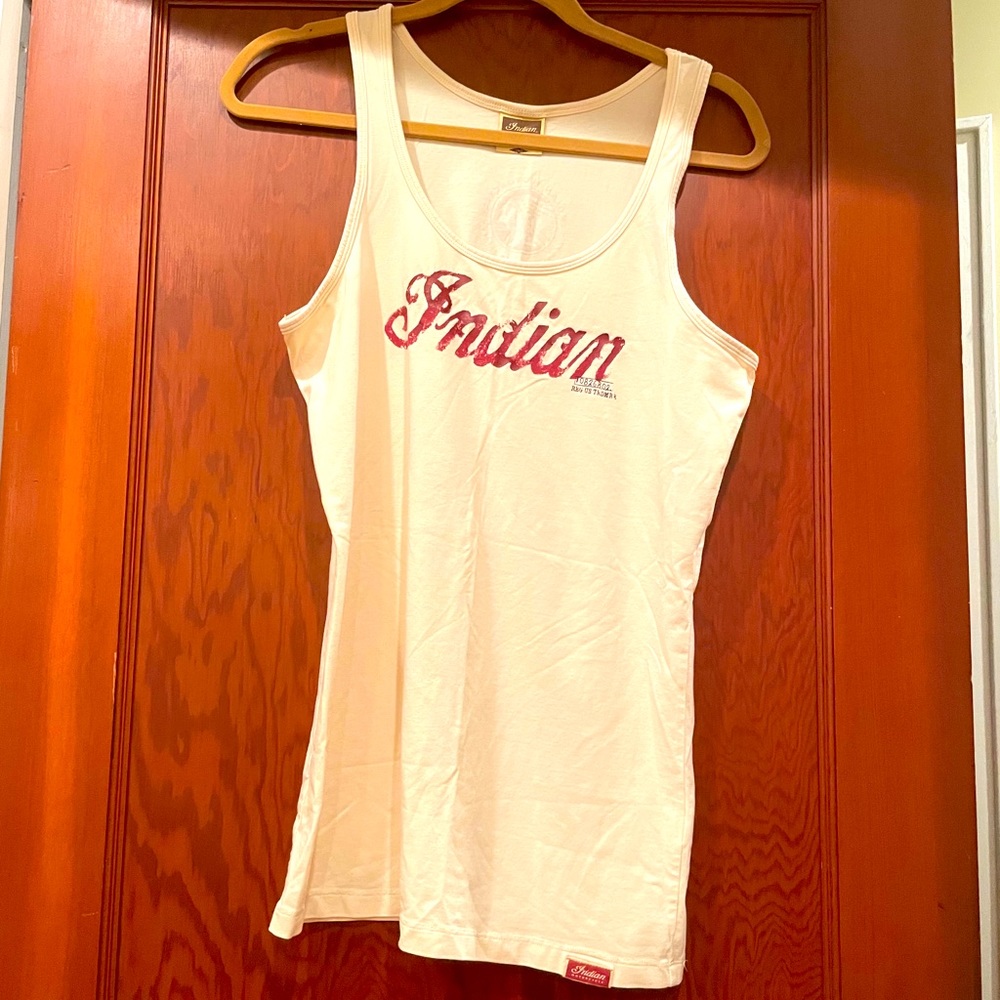 Women's Vintage Indian Motorcycle tank top . NWOT
